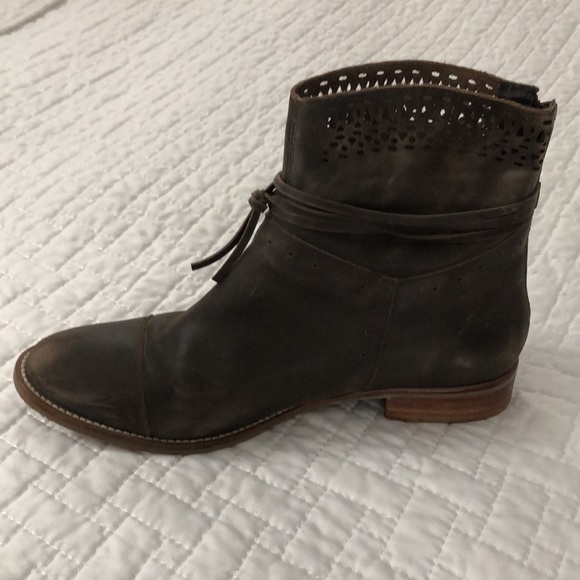 EUC Klub Nico Cool BoHo Vibe Cutout Boots / Booties (Brown) - Picture 8 of 11